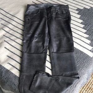 Zara faux leather pants